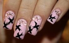 Маникюр с животными, пробуем nail art со звериным принтом Рисунки шеллака сердечки всякие животные фруктики