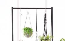 Hanging pots with your own hands Simple macrame pots with instructions